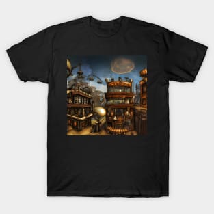 Steampunk city T-Shirt